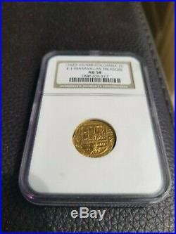 Maravillas Shipwreck 2 Escudo Colombia AU 58 NGC Coin Graded Fleet Treasure Gold | Ngc Gold Coin