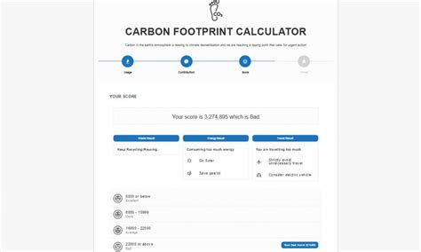 Carbon Footprint Calculator for WordPress - WP Solver