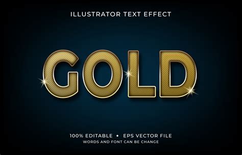 Gold Font Uppercase Text Effect 962784 Vector Art at Vecteezy