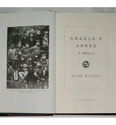 Angela's Ashes by Frank Mccourt Memoirs 1996 - Etsy UK