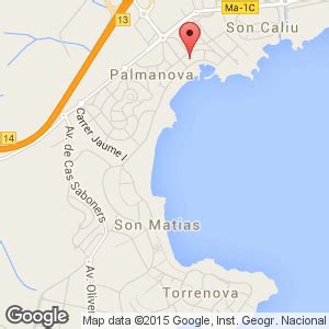 Palma Nova Map