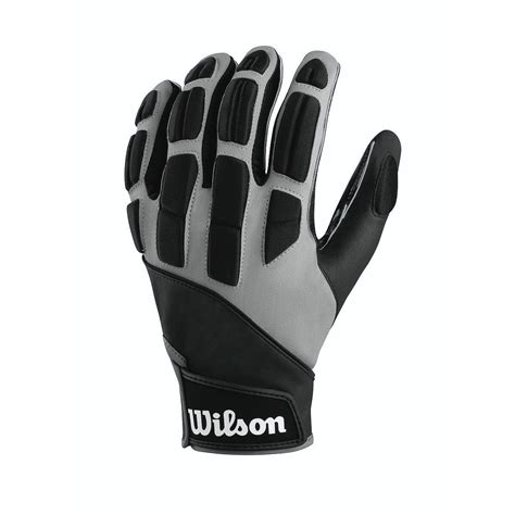 NEW Wilson Football MVP Tacktech Lineman Gloves Youth Medium WTF9341GYM ...