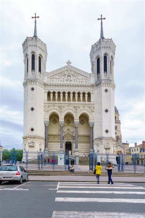 Notre-Dame Basilica, in Old Lyon Editorial Image - Image of famous ...