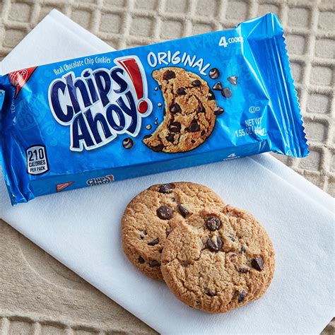 Chips Ahoy! Chocolate Chip Cookie Snack Packs - 48/Case