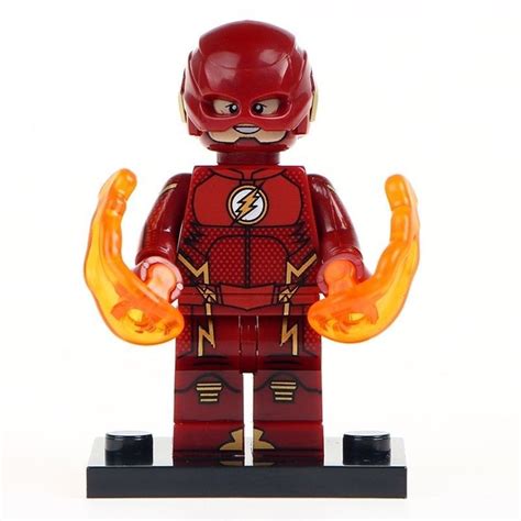 The Flash - Matte Red Lego Moc Minifigure, Brand New & Sealed For Kids | Flash dc comics, Lego ...