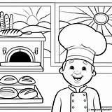 Dibujo Para Colorear Del panadero Descargar O Imprimir De Forma Gratuita sketch template