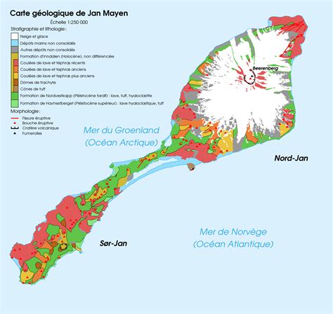 Map of Jan Mayen island