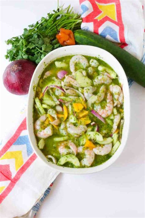 Shrimp Aguachile with Mango - Everyday Latina