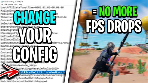 Fix Fortnite FPS Drops By Changing This Config Setting! (Season 4) - YouTube