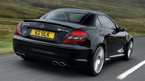 2006 Mercedes-Benz SLK 55 AMG Black Series (UK) - Fonds d'écran et images HD | Car Pixel