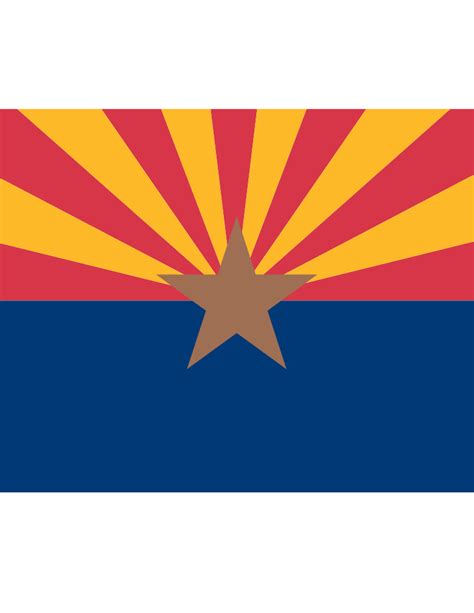 Arizona Flag Vector - Cliparts.co