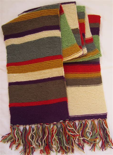 Tom Baker Dr Who Scarf Season 12 Hand Knitted To