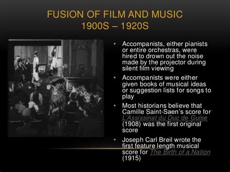 History of Film Music