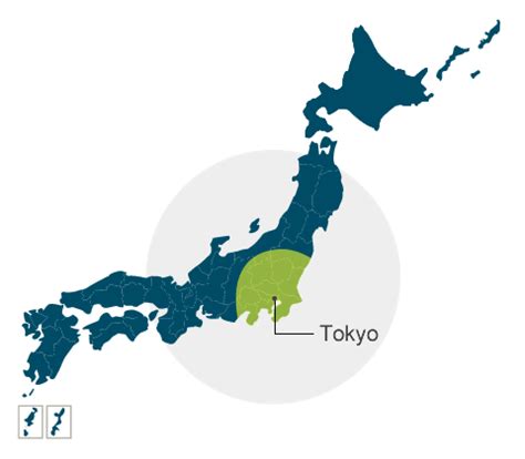 Tokyo Location Map