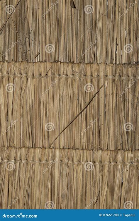 Bamboo roof stock photo. Image of wooden, texture, nature - 87651700