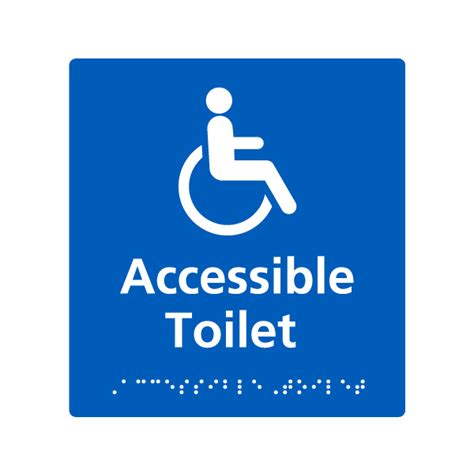 NHS137 Accessible Toilet - Display Signs