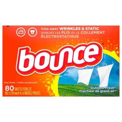 Bounce Dryer Sheets, Outdoor Fresh, 80-ct Canadian Tire