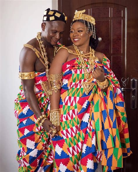 Ghanaian Kente Bridal Ideas For Traditional African Weddings| Mammypi | African traditional ...