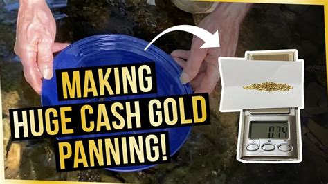 The best fastest gold panning technique ever! (4K) - YouTube