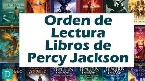 Orden de lectura: Libros de Percy Jackson (Rick Riordan) - Daniel Sepúlveda