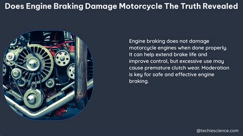 Does Engine Braking Damage Motorcycle? The Truth Revealed