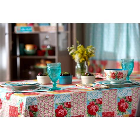 The Pioneer Woman Patchwork Tablecloth, 60" x 102" - Walmart.com ...