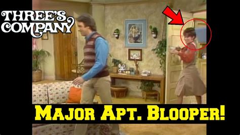 Three's Company MAJOR Apt. Blooper That You Probably Missed When Watching the Show! - YouTube