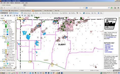 COGCC GIS Online – Elbert County Forum