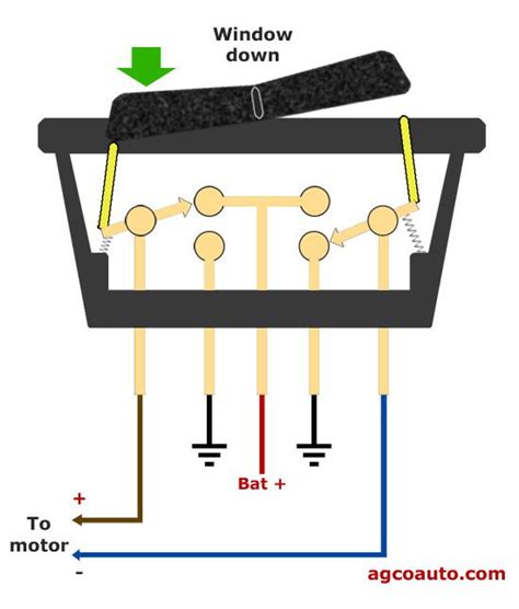 Power Window Switch Wiring Connection