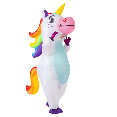 Buy Spooktacular Creations Inflatable Costume Unicorn Full Body Unicorn ...