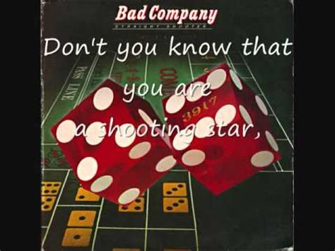 Bad Company - Shooting Star (Lyrics on Screen!) Chords - Chordify