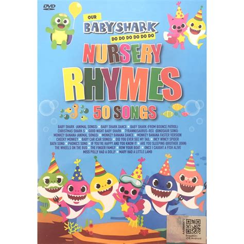 Education DVD Baby Shark Nursery Rhymes 50 Songs (DVD) | Shopee Malaysia