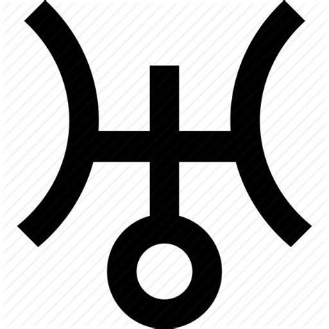 Symbole astrologique de la planète Uranus | Planet tattoos, Uranus ...