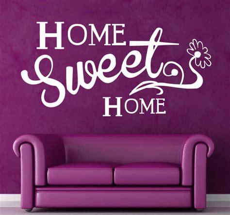 Home Sweet Home Vinyl Sticker - TenStickers