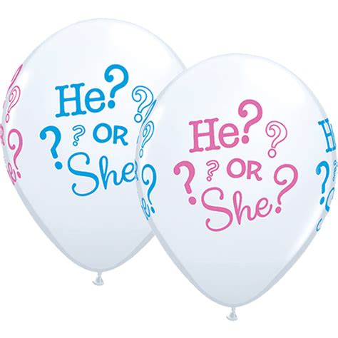 Gender Reveal Balloons 28 cm - 25 pieces