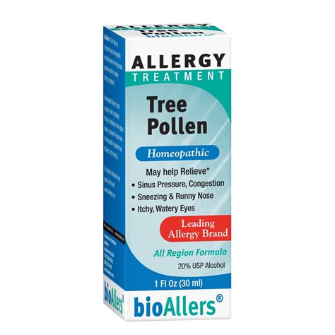 bioAllers Allergy Tree Pollen Treatment | Homeopathic Formula May Help Relieve Sneezing ...