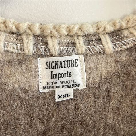 Vintage Signature Imports Ecuadorian 100% Wool Llama Vest | Grailed