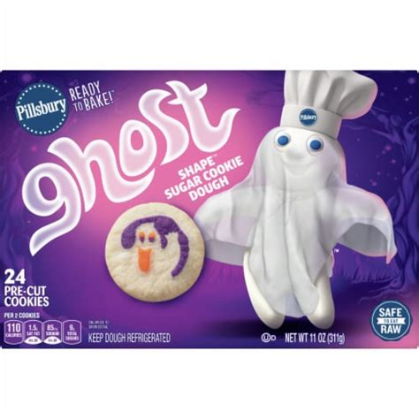 Pillsbury Ready to Bake! Ghost Sugar Cookie Dough, 24 ct / 11 oz - Kroger