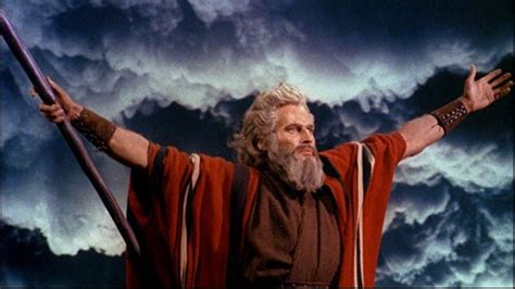 Charlton Heston Moses 1958 the Ten Commandments | Etsy