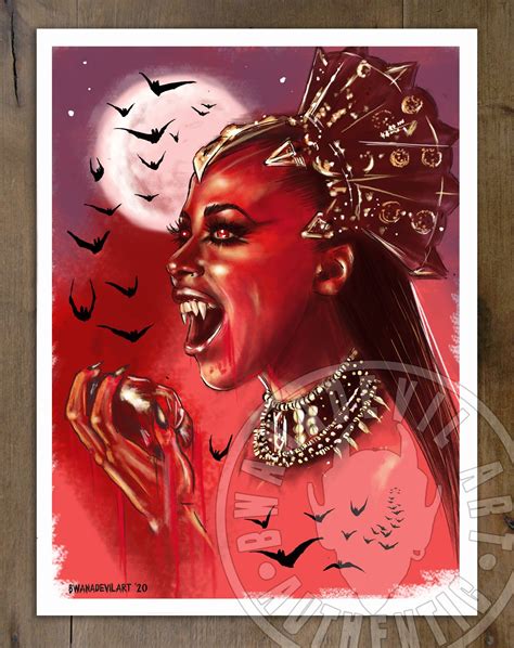 Queen of the Damned Akasha (Aaliyah) Art Print | Queen of the damned ...