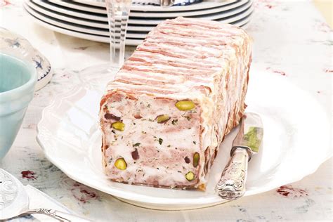 Simple terrine with cranberries and pistachios - Recipes - delicious.com.au