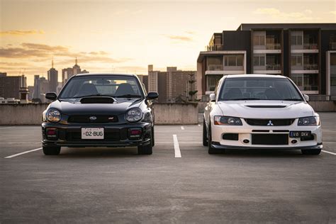 STI vs EVO photoshoot — Avant Visual