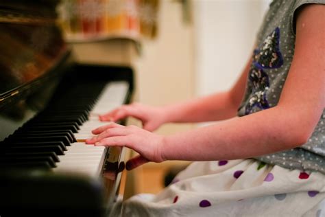 Child Playing Piano Royalty-Free Stock Photo