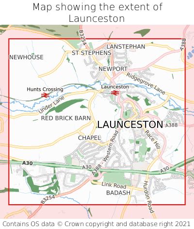 Where is Launceston? Launceston on a map