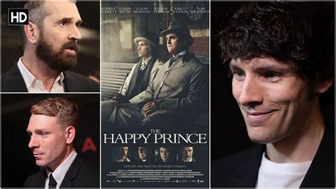 The Happy Prince Premiere Interview: Colin Morgan, Rupert Everett & more - HeyUGuys