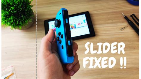 Nintendo Switch - How To Fix Joy-con - Connection Fail - Broken Controller Sliding Rail !! - YouTube