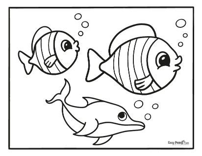 Supervisar acortar Acorazado fish coloring sheet Milímetro algun lado ...