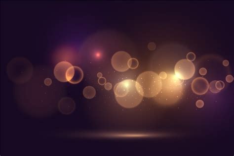 Free Vector | Bokeh lights effect wallpaper