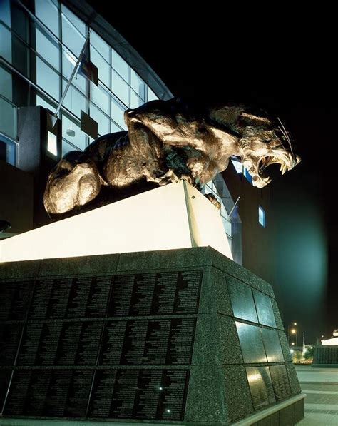 Menacing representation of the Carolina Panthers' mascot, Charlotte ...