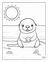 Otter Coloring Pages Free Printables sketch template